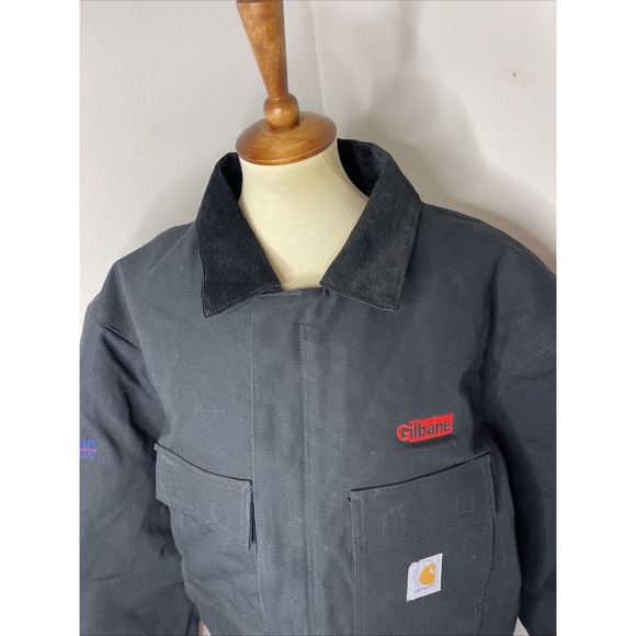 NEW Carhartt Jacket Mens XL Black Duck Traditional Coat C003 Logo Work Warm - Picture 7 of 11